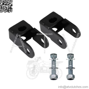 Front Steel Shock Extenders for 2005-2020 Ford F-250 F-350 Superduty 4WD Super Duty 46763,For 2-4" Lift