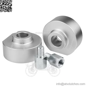2" Front Leveling Lift Kits, Compatible with 1999-2020 Ford F250 F350 Super Duty/ 1981-1996 Ford F150/ 2000-2005 Ford Excursion, 2 inch Strut Spring Spacers with 3/4" Stud Extenders (2WD only)