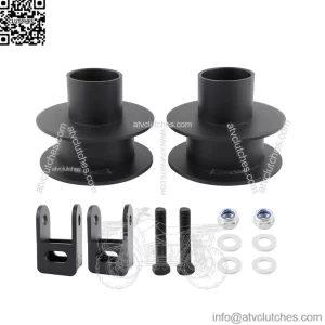 3" Front Leveling Kit Compatible with 2005-2023 Ford F250 F350 Super Duty 4WD, High-Strength Steel Coil Spring Lift Spacers & Shock Mount Extenders - Suspension leveling Kit