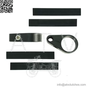 YFZ 450 YFZ 450R Banshee Blaster Brake Line Clamps Alba Racing  Black  BLC B