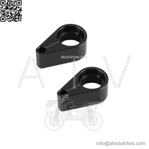 1Pair A-Arm Brake Cable Line Clamps 1" & 0.75" For Yamaha YFZ450R YFZ450X YFZ450