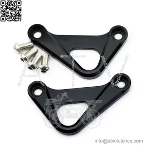CNC Rear Footrest Blanking Plates for Kawasaki Ninja 650/Z650 (2017-2023)