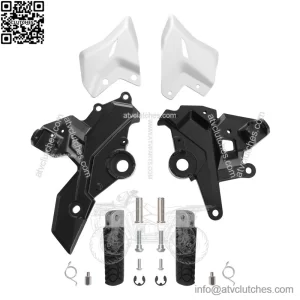 Kawasaki Ninja 650 Z650 Z650RS 2017-2024 Driver Footrests Footpegs Bracket Set