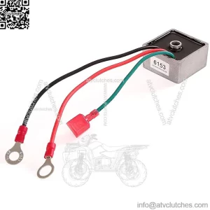 Golf Cart Voltage Regulator Rectifier fit EZGO TXT&RXV 1994-UP Gas,Club Car 1984-1991, Columbia/ParCar 1982-1994,Replace OEM 27739-G01,27739G01,435203