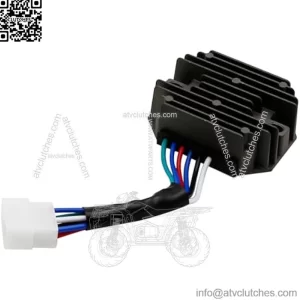 Voltage Regulator Rectifier AM108848, AM126304, M70121, M97348, 14029 Replacement for JOHN DEERE 240 245 265 Lawn Tractor 345 F525 F735 Gx345 Lx176 X495 X575 X700 X720 Cs Cx Ts Gator
