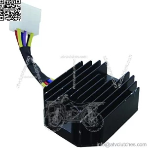 New Regulator 12 Volt Rectifier Assembly Compatible With John Deere 240 245 Lawn Tractor 345 F525 F735 GX345 LX176 LX188 LX279 X495 X575 X700 X720 X724 X728 CX CS TS Gator AM101046 AM126304