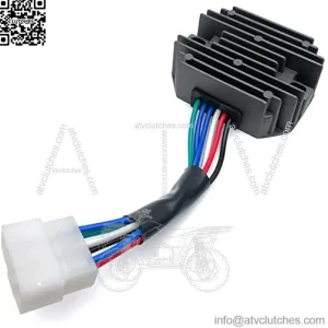 Voltage Regulator Rectifier Replacement 435-180 for John Deere 240 245 265 Lawn Tractor 345 F525 F735 Gx345 Cs Cx AM108848 AM126304 Ts Gator M70121 M97348 14029 Lx176 X495 X575 X700 X720