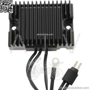 Drag Black Solid State Voltage Regulator 22A Harley XL Sportster 1991 74523-91 (For: Harley-Davidson)