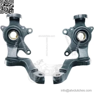 Front Right/Left Steering Knuckle Assy70MM Hisun Massimo 700 UTV Quad GO Kart HS Code 52710-115N00-0000/52720-115N00-0000 (Color : Left and Right) Electrophoretic black paint