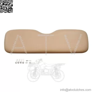Tan Golf Cart Front Seat Lean Back Top Cushion For EZGO Medalist, TXT 1994-2013