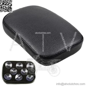 Rear Pillion Passenger Pad Seat 8Suction Cup For Harley Sportster 883 1200 Dyna