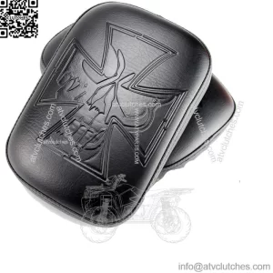Skull Rear Pillion Back Seat 8 Suction Cups For Harley Chopper Sportster Softail