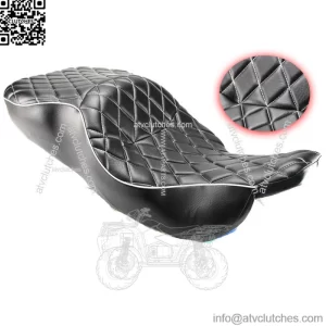 Two-Up Rider Driver Passenger Seat For Harley Touring Electra Glide FL 1997-2007