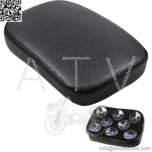 Universal Fender Rear Pillion Pad Passenger Seat 8 Suction Cup For Harley Bobber