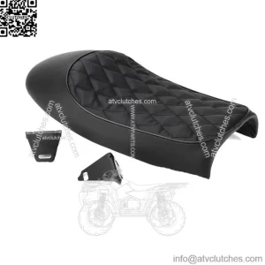 Universal Motorcycle Cafe Racer Seat Flat Brat Saddle For Honda Suzuki Yamaha