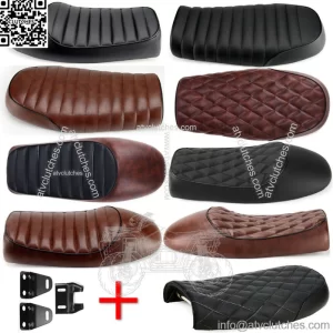 Universal Retro Motorcycle Hump Cafe Racer Seat For Honda Yamaha Suzuki Kawasaki