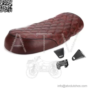 US Motorcycle Cafe Racer Seat Flat Brat Saddle For Honda Suzuki Kawasaki Yamaha