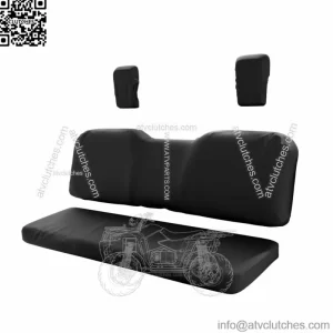 KEMIMOTO UTV Seat Cover Dust Cover Black for Honda Pioneer 1000 1000-5 2016-2023