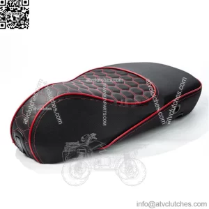 Custom Seat Deluxe Audi RS Red | Vespa Sprint/ Primavera 50/125/150cc