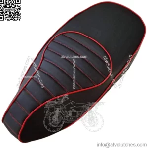 Vespa Sprint / Primavera Padded Black and Red Seat Cover
