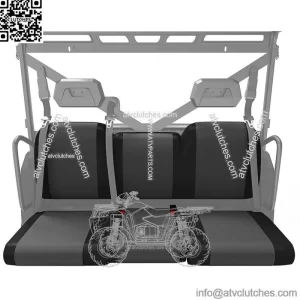 UTV Seat Covers Dust Proof Cover for Polaris Ranger 1000 2/4 2020-2023