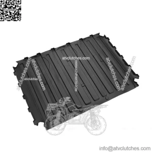 Rear Bed Liner Mat Cargo Mat for 2022+ Polaris Ranger SP 570 TPE Black