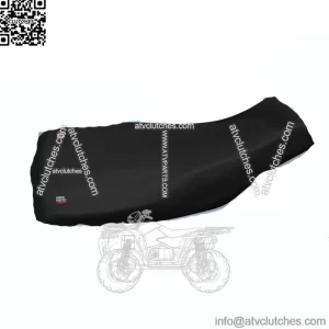 ATV Seat Cover Black for Polaris Sportsman 450 570 2014-2021 PU Leather