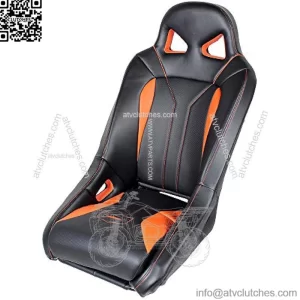 Pro Armor RZR Seats G2 Rear 2008-2020 Polaris RZR 1000 900 S XP 4 Turbo Orange, Turbro Orange (P141S190OR)