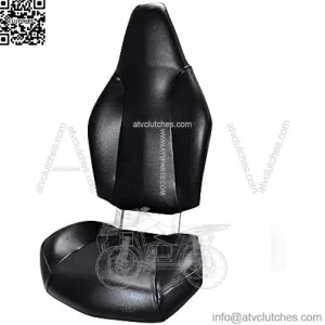 Seat Cover Kit Compatible with Polaris RZR 570 800 900 2008 + Black
