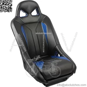 Pro Armor RZR Seats G2 Rear 2008-2020 Polaris RZR 1000 900 S XP 4 Turbo Blue (P141S190BU)