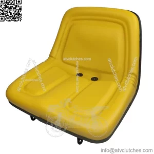 John Deere Lawn Mower Seat w/ Steel Pan Yellow LX288 LX289 X300 X300R X304 X320