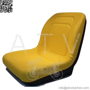 Yellow High Back Seat fits John Deere Riding Mowers LX289, SST16, X300, X300R