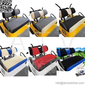 Golf Cart Front or Rear Seat Cover Set for EZGO RXV TXT Club Car DS S size