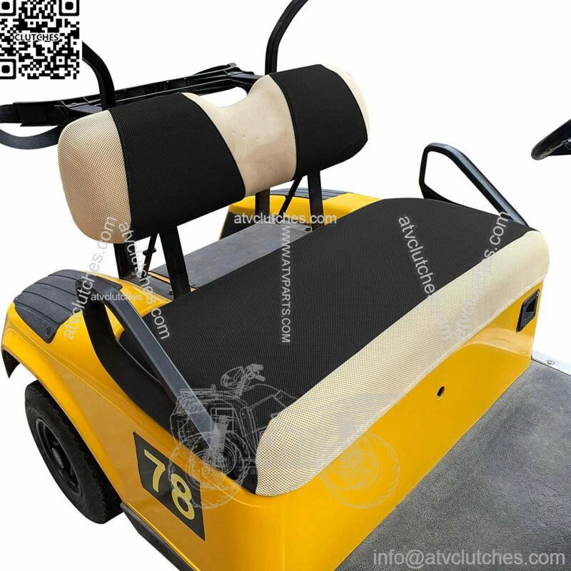 Front / Rear Golf Cart Seat Covers for Yamaha Club Car DS Precedent EZGO RXV TXT