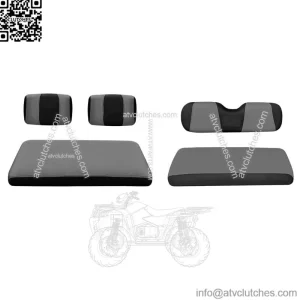 Golf Cart Front Rear Seat Covers for Yamaha G9 G16 G19 G22,Club Car DS Pre-2000
