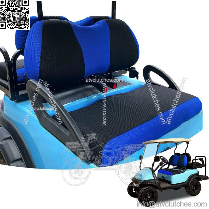 Blue Golf Cart Front Seat Covers cushion for Yamaha Club Car Precedent