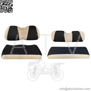 Golf Cart Front Rear Seat Cover Set fit Yamaha Club Car Precedent 4 Seater L+XS