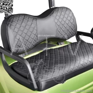 Golf Cart Front Seat Cover Black Diamond Stitching for Yamaha G29 Drive Drive2