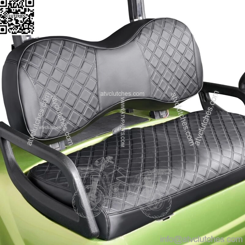 Golf Cart Front Seat Cover Black Diamond Stitching for Yamaha G29 Drive Drive2