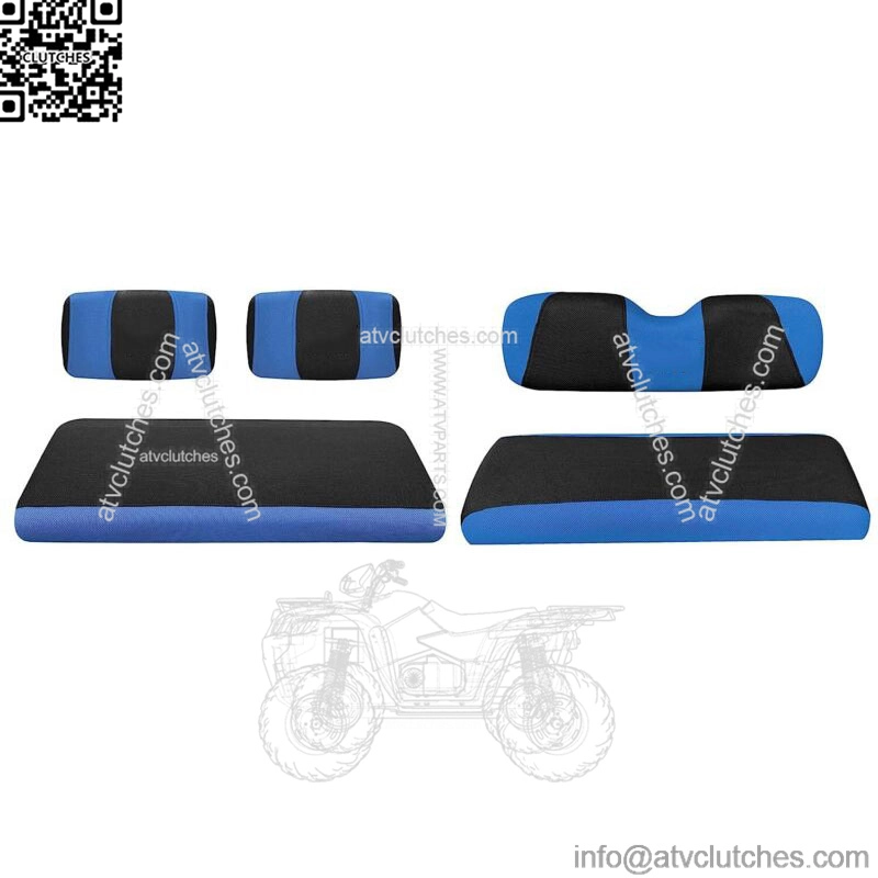 Blue Golf Cart Front Rear Seat Covers for Yamaha G2 - G22,Club Car DS Pre-2000