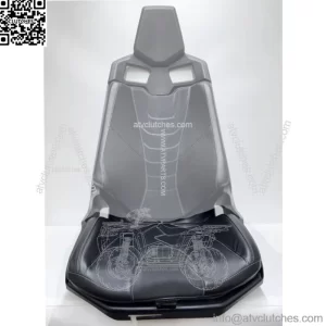2017-2023 Can-Am Maverick X3 Max OEM Seat Bottom Covers Replacements Black