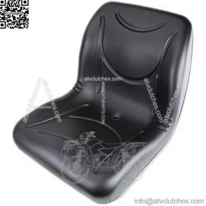 E-VG12160 Black Seat w/Drain Hole for John Deere Gator (M-Gator, E, Turf, TX 4X2, TH Turf, XUV550, 4X4 HPX, 4X2 Trail, 6X4 Trail ++)