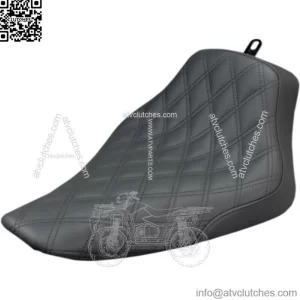 Saddlemen Black Renegade Lattice Stitch Solo Seat Harley 11-17 Softail FXS FLS (For: Harley-Davidson)