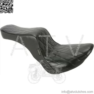 Le Pera Diamond Stitch Black Cherokee Step 2 Up Driver Seat Harley 18+ Softail (For: Harley-Davidson)