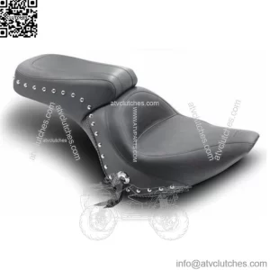 Mustang One-Piece Studded Original Seat Chrome Studded Harley Softail 200 Tire (For: Harley-Davidson)