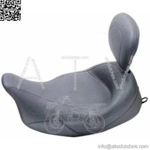 Mustang Vintage Super Solo Seat With Driver Backrest 2008-2018 Harley Touring (For: Harley-Davidson)