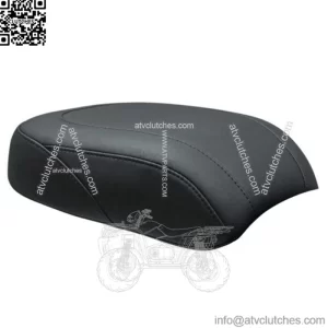 Mustang Black Wide Tripper Back Passenger Rear Seat Harley Softail Street Bob 18 (For: Harley-Davidson)