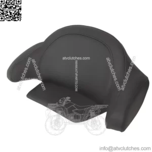 Saddlemen Black Stitch Tour Pack RoadSofa Passenger Cover 1990-13 Harley Touring (For: Harley-Davidson)