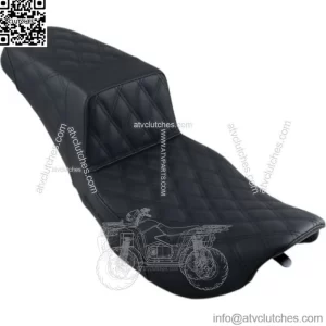 Saddlemen Black Full Lattice Stitch Step 2 Up Seat Harley 97-07 Touring FLHR/X (For: Harley-Davidson)