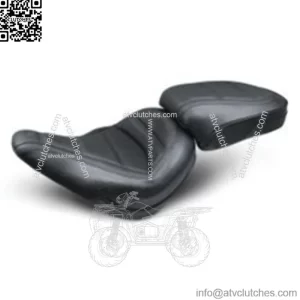 Mustang Black Standard Touring Rear Passenger Seat Harley softail Slim M8 2018+ (For: Harley-Davidson)
